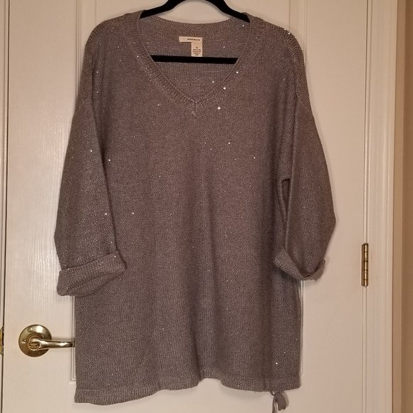 Grey DKNY Jeans Sweater - Picture 1 of 2